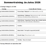 Sommertraining