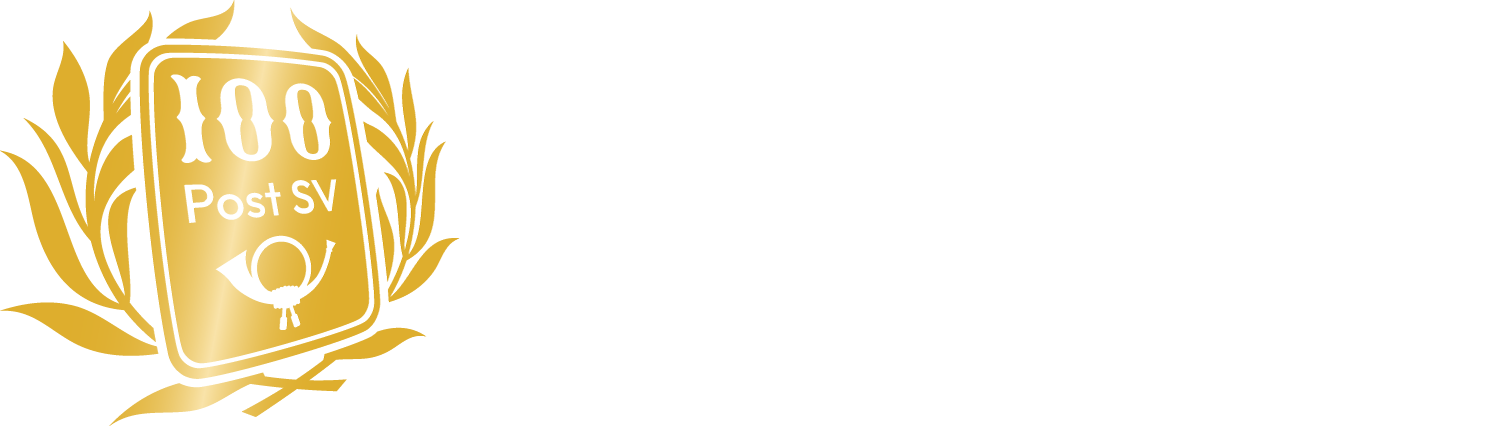 Postsv 100jahre Gold Schriftzug Re Rgb R01